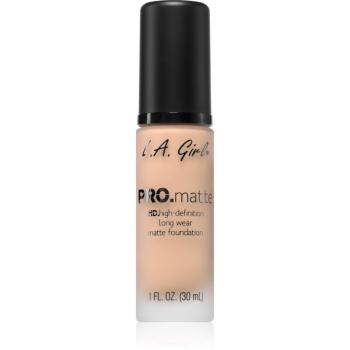 L.A. Girl Cosmetics PRO. Matte HD dlouhotrvající make-up s matným efektem odstín Bisque 30 ml