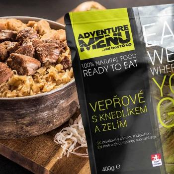 ADVENTURE MENU VEPŘOVÉ S KNEDLÍKEM A ZELÍM Outdoorová strava, , velikost