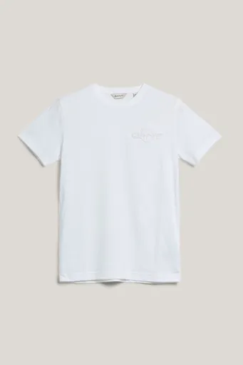 TRIČKO GANT TONAL AS SS T-SHIRT WHITE