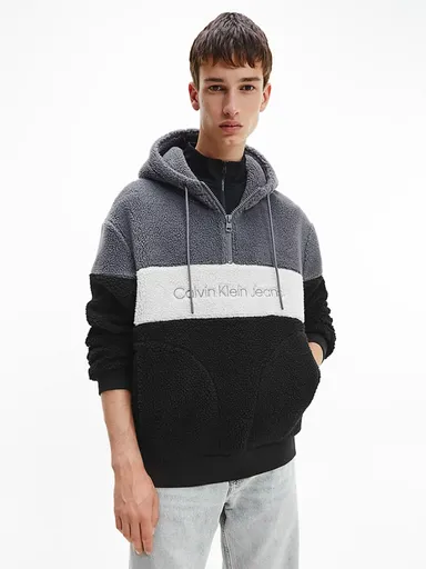 Calvin Klein pánská sherpa mikina J30J319924 M