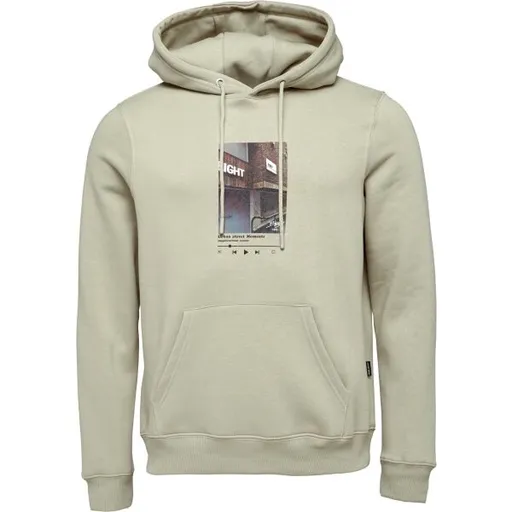 BLEND BHISTVAN Pánská mikina s kapucí, béžová, velikost