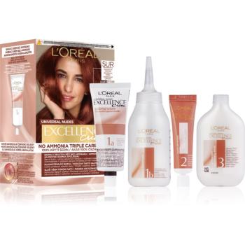 L’Oréal Paris Excellence Universal Nudes permanentní barva na vlasy odstín 5UR Universal Red 1 ks