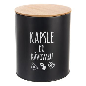 Dóza pr. 16 cm Kapsle BLACK - 