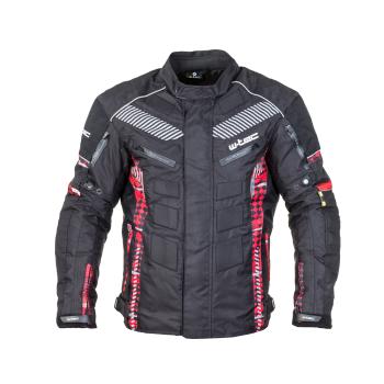 Pánská moto bunda W-TEC Kamicer  černo-červená  XL