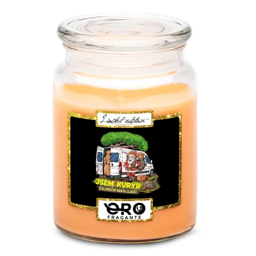 Svíčka Celoroční kurýr (Vůně svíčky: Tropické ovoce)