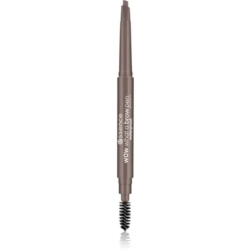 essence WOW What a Brow tužka na obočí s kartáčkem odstín 01 Light Brown 0,2 g