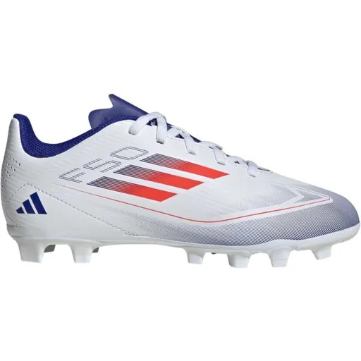 adidas F50 CLUB FXG J Dětské kopačky, bílá, velikost 35.5