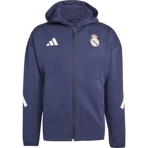 adidas REAL MADRID FC ANTHEM JACKET Pánská bunda, tmavě modrá, velikost XXL