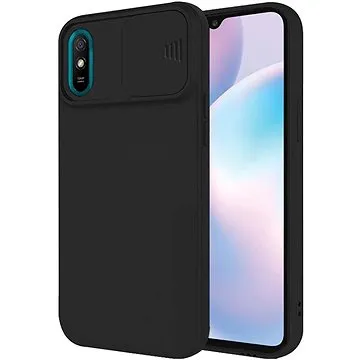 Privacy Lens silikonový kryt na Xiaomi Redmi 9A, světlomodrý (UNI09730)