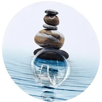 WENKO BEZ VRTÁNÍ StaticLoc UNO MEDITATION - nástěnný háček, modrý (z20942100)