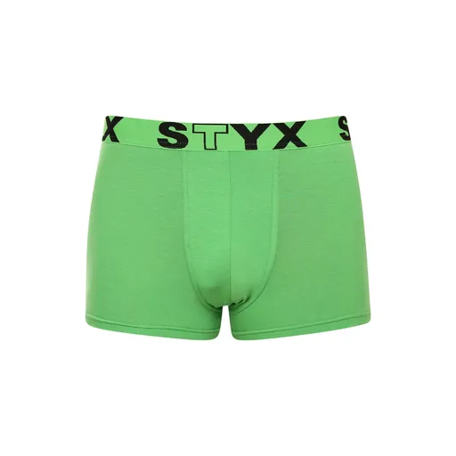 Styx Pánské boxerky sportovní guma zelené (G1069) XXL