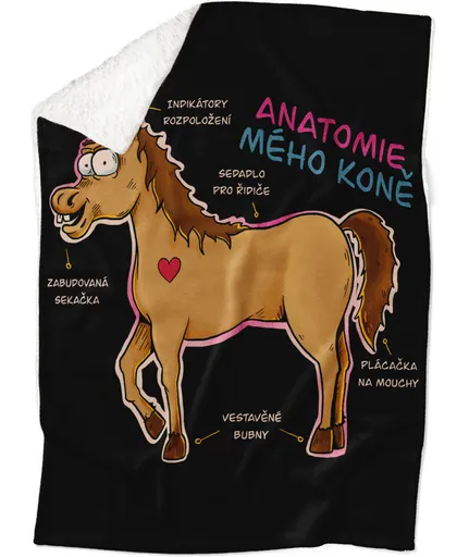 Deka Anatomie mého koně (Podšití beránkem: ANO)
