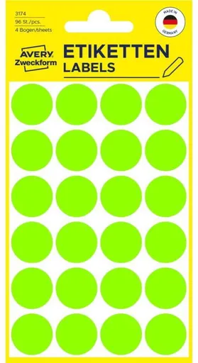 Avery Zweckform 3174 Kulaté značkovací etikety (3174)