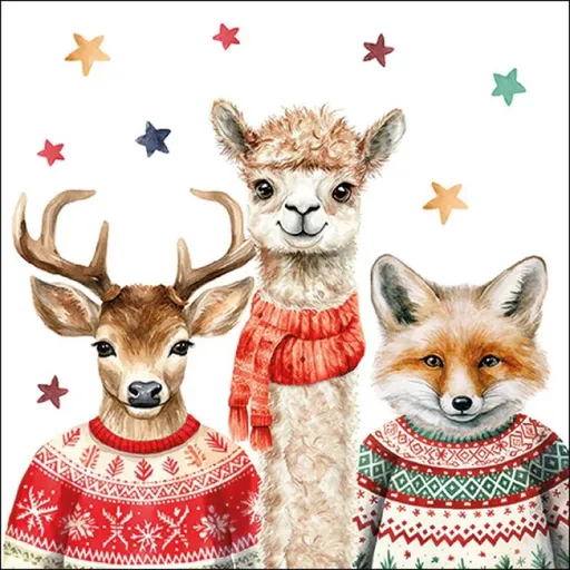 Bílé papírové ubrousky přátelé Friends - 33*33 cm (20ks) Ostatní