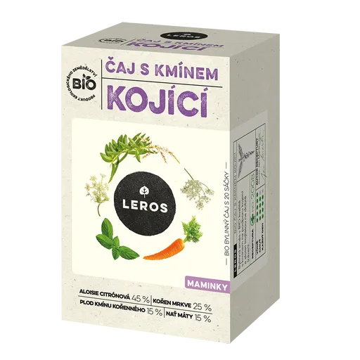Leros Čaj s kmínem kojící BIO 20x1,8 g