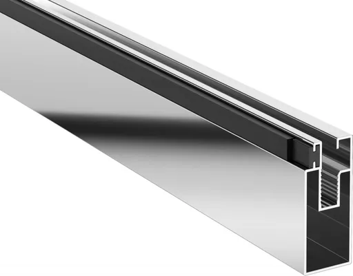 DEANTE Kerria Plus chromový profil, systém Kerria Plus, pro posuvné dveře KTS_0P1X