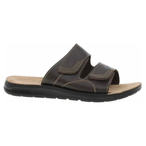 Pánské domácí pantofle Orto Med 2707-P440 hnědá 45