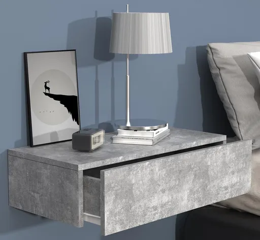 VCM Noční stolek Usal M 60, imitace betonu