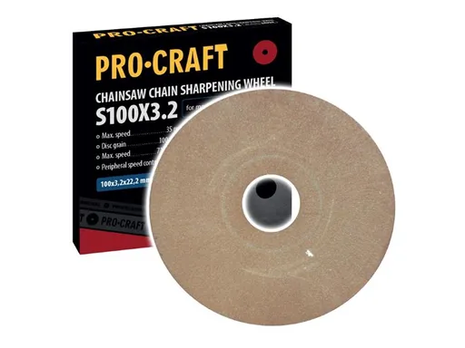 Kotouč brusný 100mm PROCRAFT pro ostřičku řetězových pil