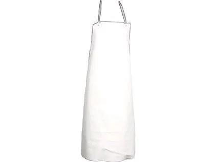 Zástěra Ansell PVC-45W, kyselinovzdorná, bílá