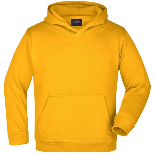 James & Nicholson (Daiber) Dětská mikina s kapucí JN047k - Zlatě žlutá | XL