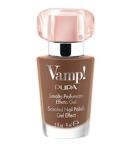 PUPA Milano Lak na nehty s vůní Vamp! Pink Fragnance (Scented Nail Polish Gel Effect) 9 ml 105 Tender Nude