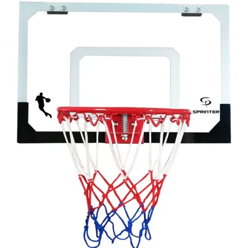 Sprinter MINI 18" Basketbalový koš, transparentní, velikost
