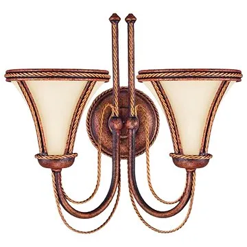 Kemar T/K/2 - Nástěnné svítidlo TANAJA 2xE14/60W/230V červená (46498)