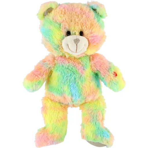 Snílek medvěd duhový plyš 40 cm na baterie