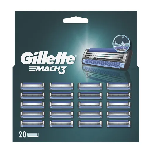 Gillette Náhradní hlavice Gillette Mach3 20 ks