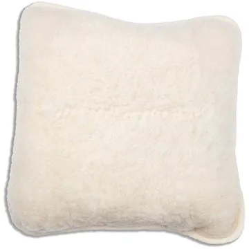 Polštář bez lemování z ovčí vlny Merino přírodní - 40×40 cm (18-0003-40x40)