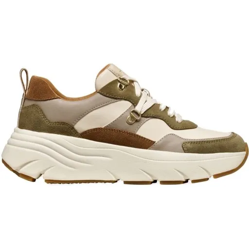 Geox D DIAMANTA Dámská volnočasová obuv, khaki, velikost