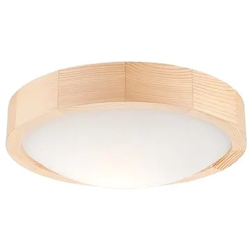 Stropní svítidlo NATURAL SLIM 1xE27/60W/230V o 27 cm borovice (121044)