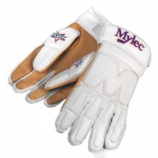 MYLEC ELITE STREET L Hokejbalové rukavice, bílá, velikost