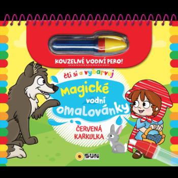 Čti a vybarvuj - Červená Karkulka - magické vodní omalovánky