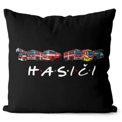 Polštář Hasiči (Velikost: 40 x 40 cm)