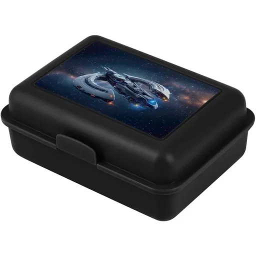 BAAGL VESMÍRNÁ LOĎ Box na svačinu, černá, velikost