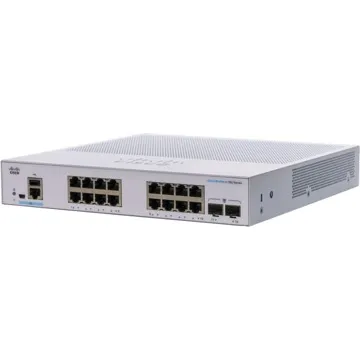 CISCO CBS350 Managed 16-port GE, Ext PS, 2x1G SFP (CBS350-16T-E-2G-EU)