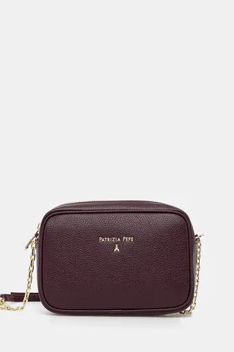 Kožená kabelka Patrizia Pepe