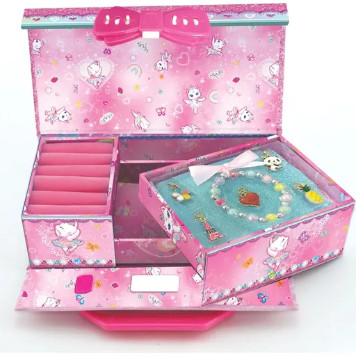 Alltoys Šperkovnice kufřík kočička