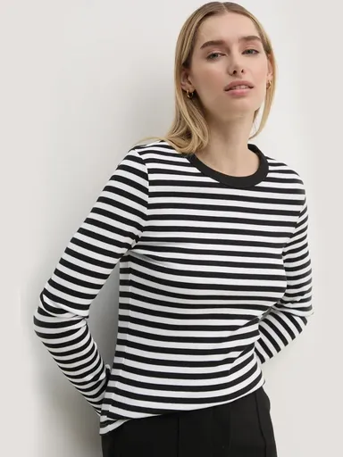 Calvin Klein dámské pruhované tričko J20J224454 M