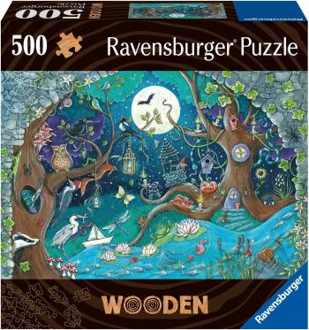 Puzzle Ravensburger Puzzle 175161 Fa puzzle Bűvös erdő 500 darab