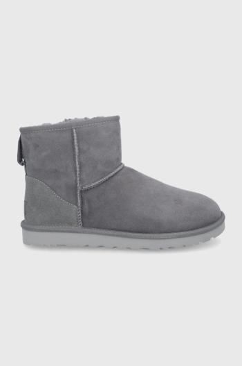 Semišové sněhule UGG Classic Mini pánské, šedá barva, 1002072-DGRY