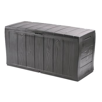 Keter Záhradný úložný box Sherwood hnedá, 270 l, 117 x 57 x 45 cm