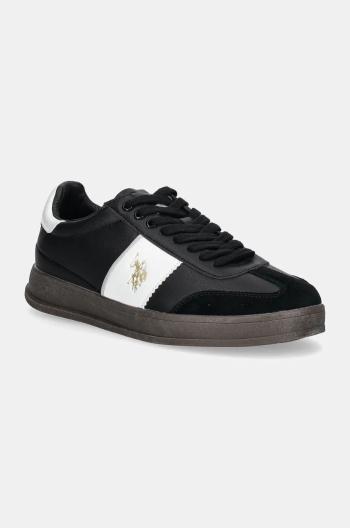 Sneakers boty U.S. Polo Assn. CAMPY černá barva, CAMPY001M/DYS2