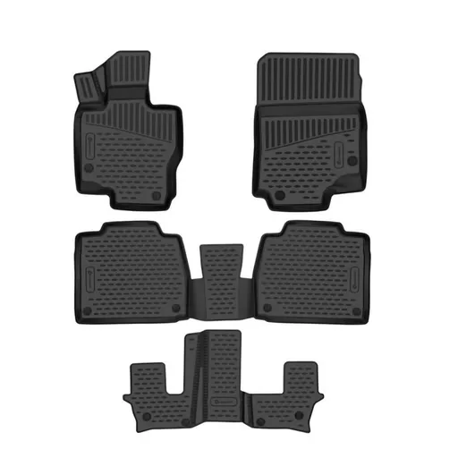 Gumové autokoberce Novline Mercedes GLS-Class 2019- (X167, 7 míst)