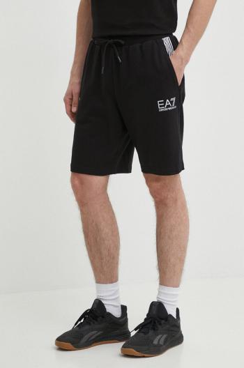 Kraťasy EA7 Emporio Armani pánské, černá barva