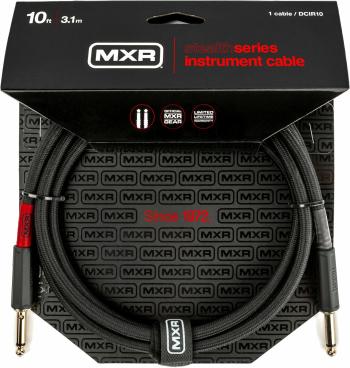 Dunlop MXR DCIR10 Stealth 3,1 m Rovný - Rovný Nástrojový kabel