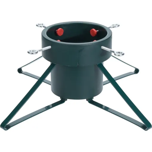Stojan na vánoční stromeček Tetragon, zelená, 57x57x21,6cm, strom do 2,5 m
