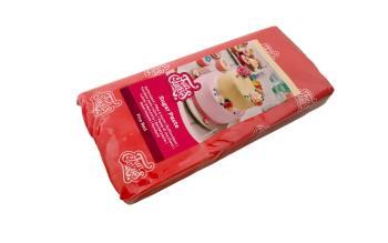 Červený rolovaný fondant Fire red (barevný fondán) 1 kg - FunCakes